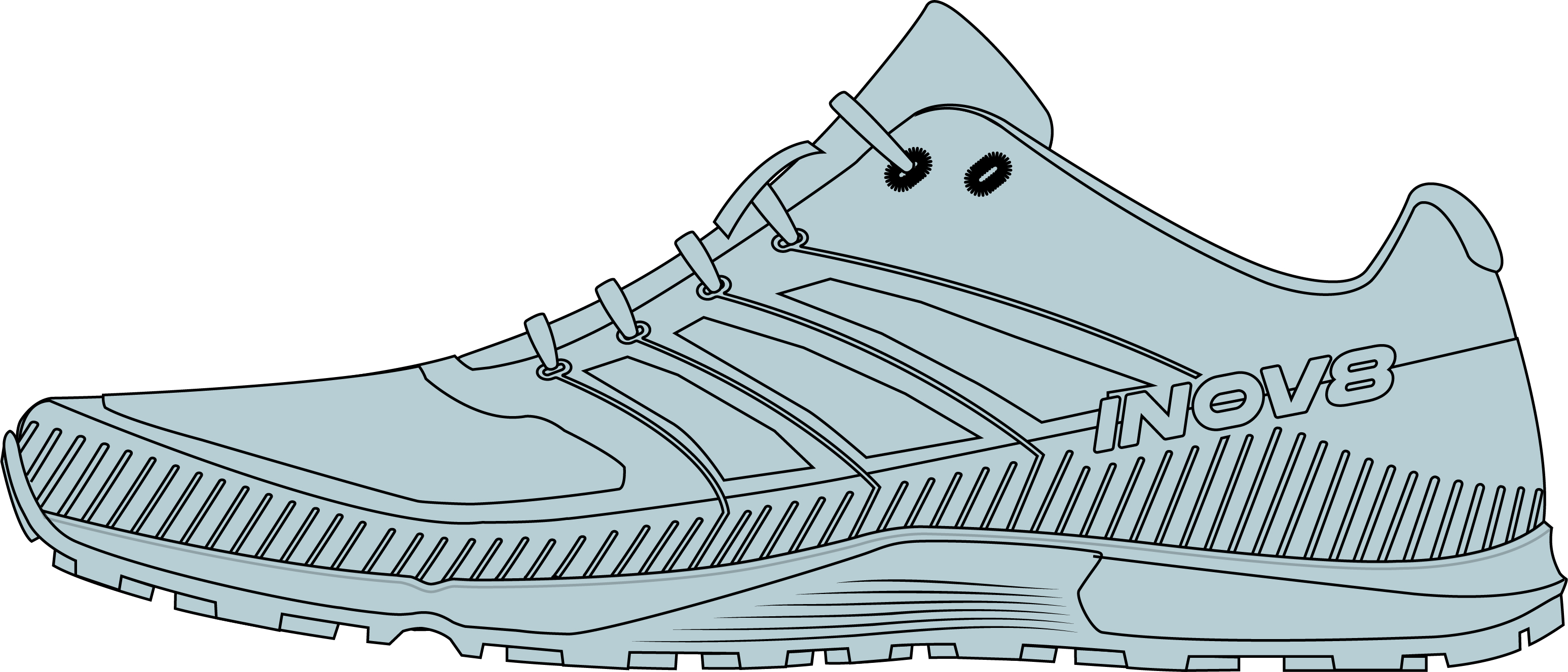 Image Inov8 F-Fly Femme BLEU PALE